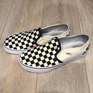 Vans slip on checkered women’s size 8
